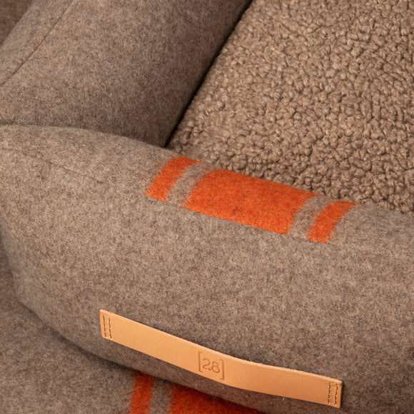 Henri Recycled Wool Dog Bed