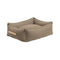 Edward Pure Linen Dog Bed  option Clay