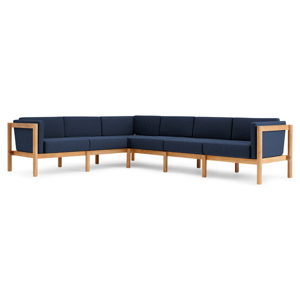 Haven Outdoor L-Shape Sectional with Arm Cushions