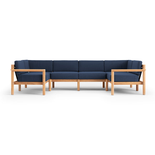 Haven Outdoor U-Shape Sectional with Arm Cushions
