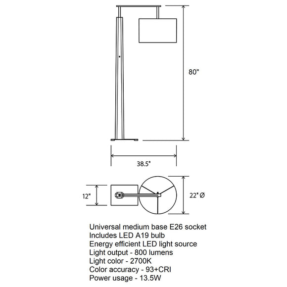 Altus LED Floor Lamp