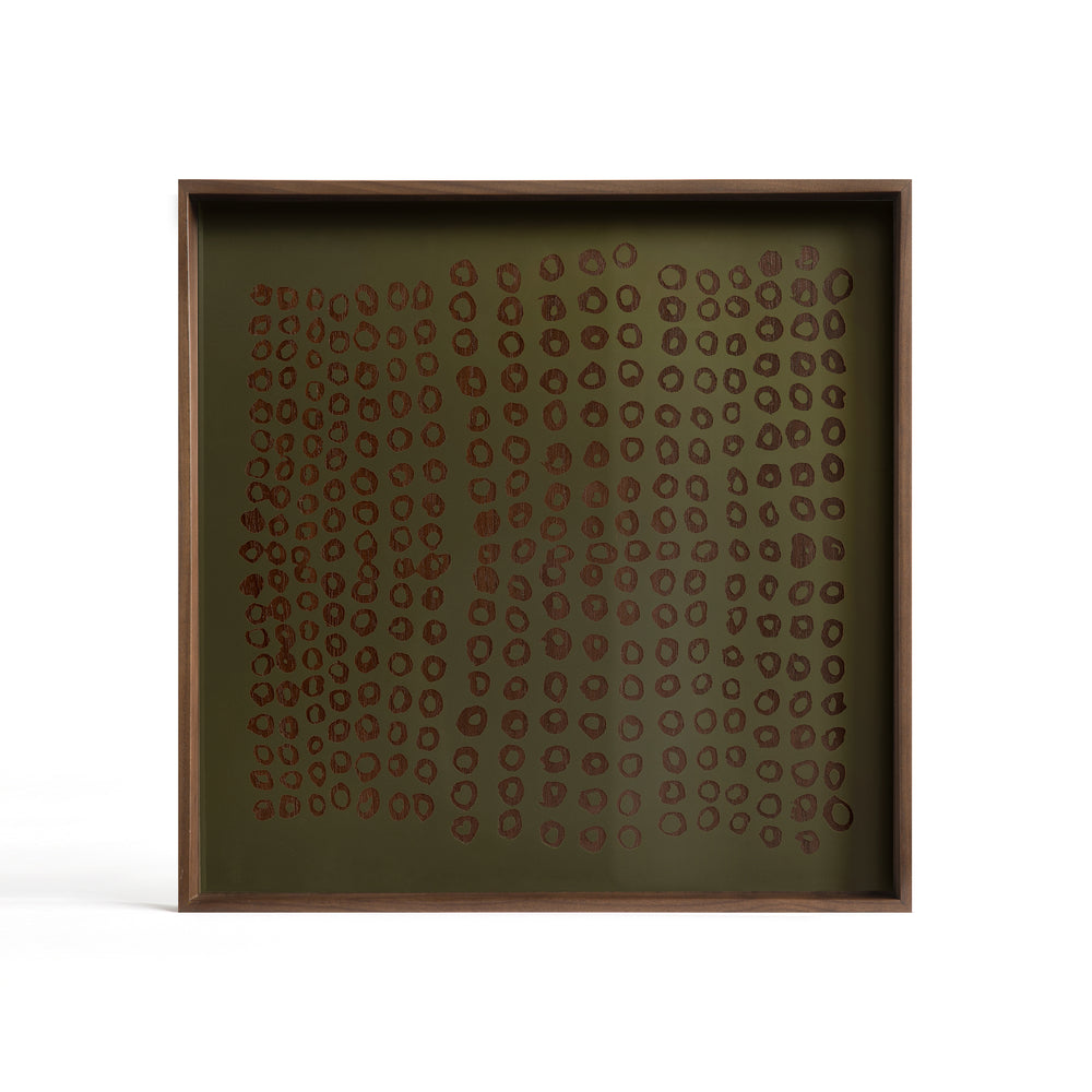 Square Glass Tray