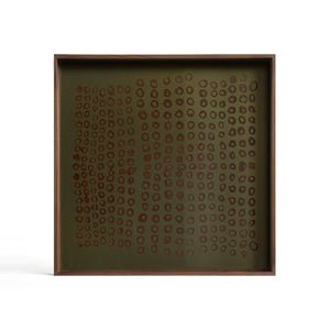 Square Glass Tray