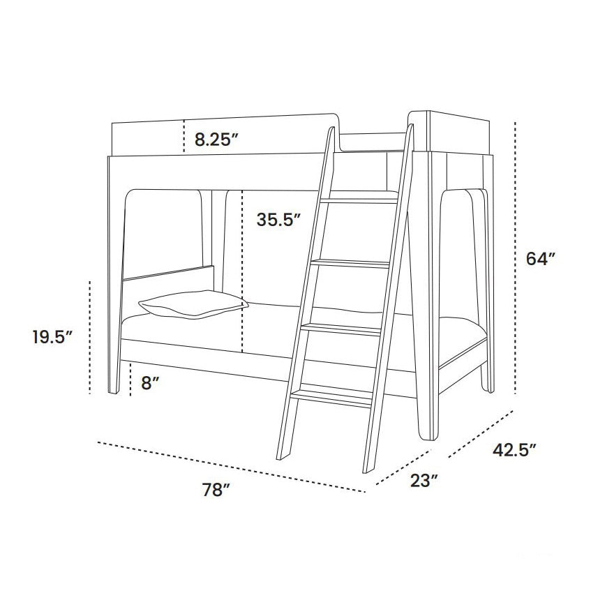 Perch Twin Bunk Bed
