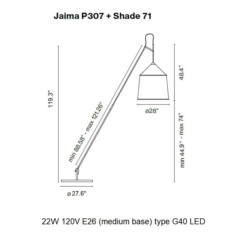 Jaima LED Floor Lamp