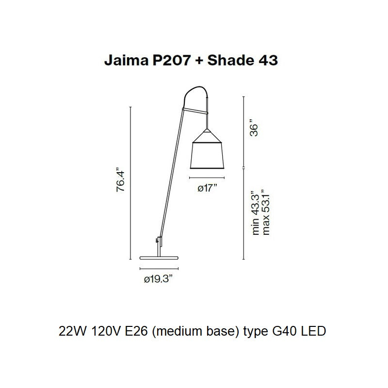Jaima LED Floor Lamp