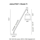 Jaima Outdoor LED Floor Lamp