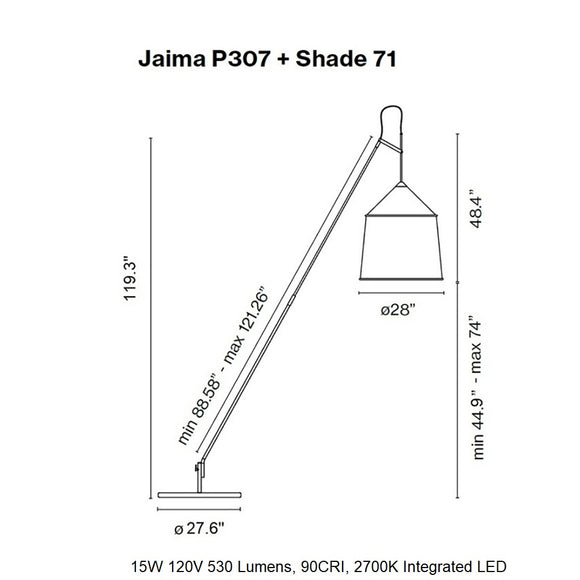 Jaima Outdoor LED Floor Lamp