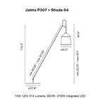 Jaima Outdoor LED Floor Lamp