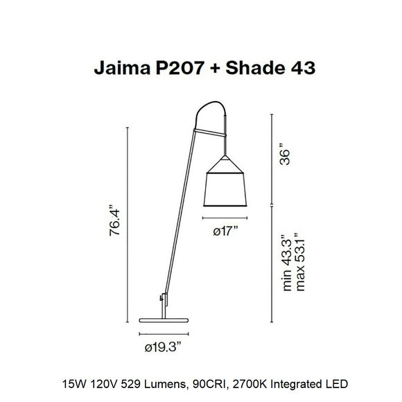 Jaima Outdoor LED Floor Lamp