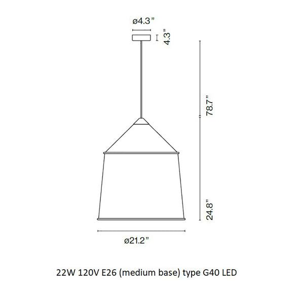 Jaima LED Pendant Light