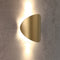 Lune Outdoor Wall Light  option Satin Gold