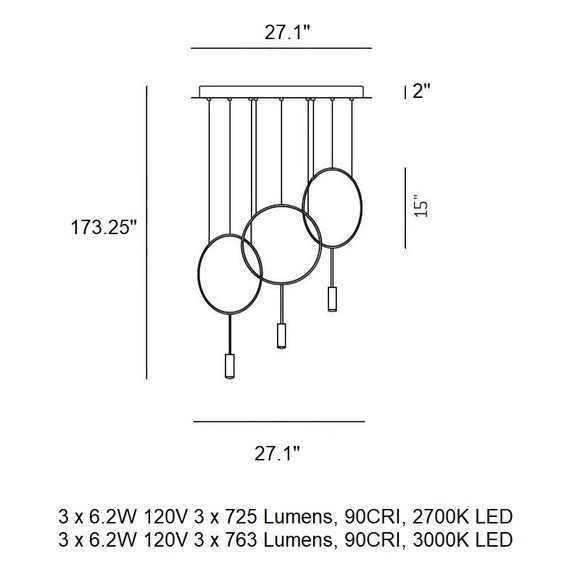 Revolta Round Pendant Light