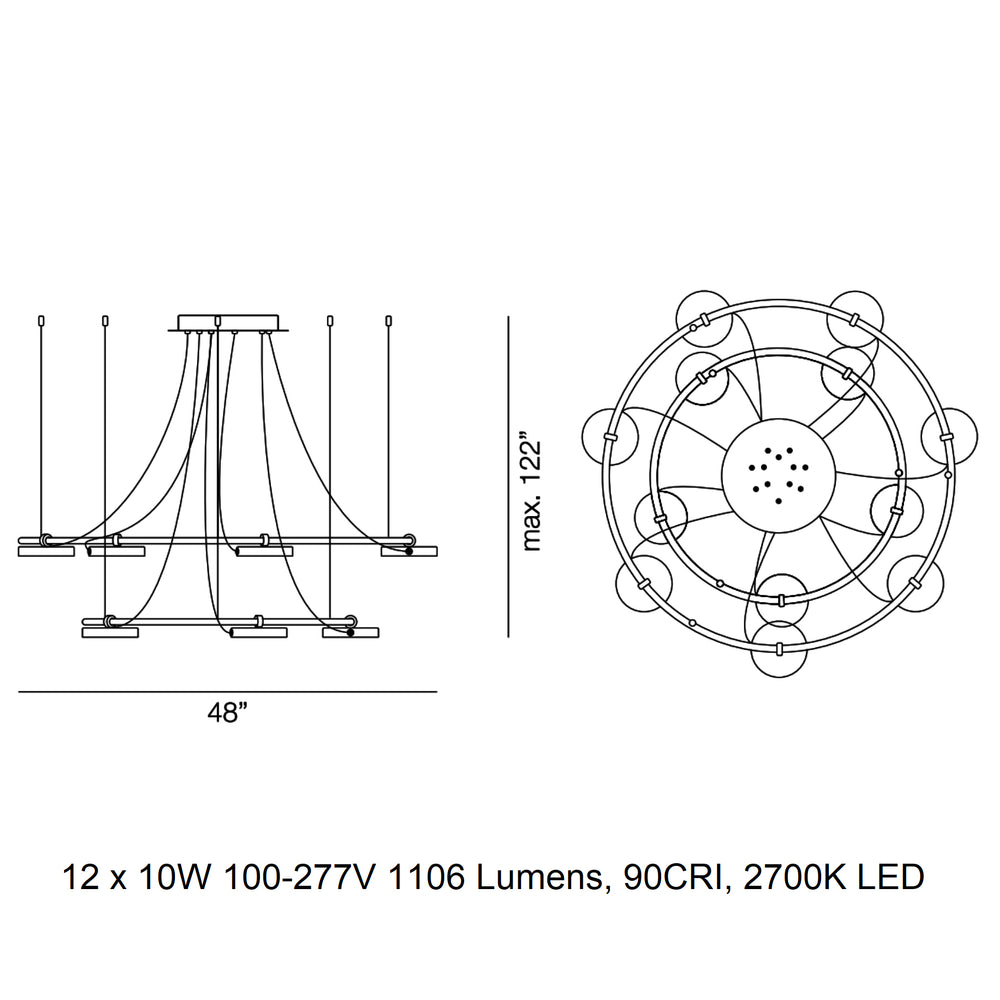 Aro Two Tier Pendant Light