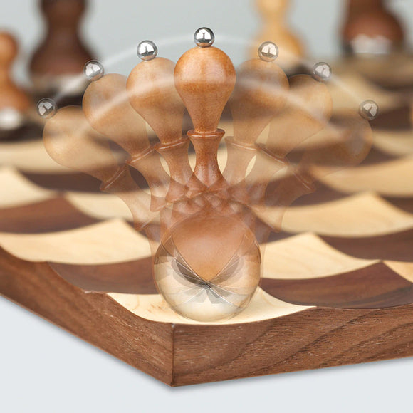 Concaved Classic Game Boards : Wobble Chess Set