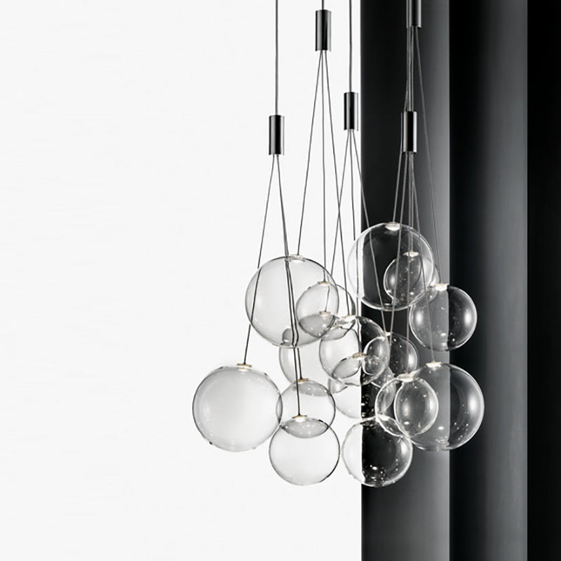 Random Multi-Light Round Pendant Light