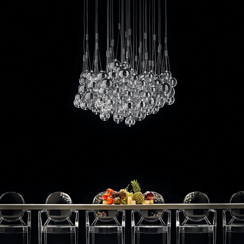 Random Multi-Light Round Pendant Light