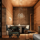 Random Multi-Light Round Pendant Light