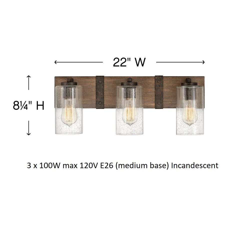 Sawyer Multi-Light Bath Light