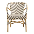 Alu Affaire Madeleine Chevron Dining Armchair