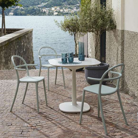 Multiplo Square Cafe Table with Square Base