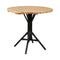 Nicole Round Cafe Table  option Black