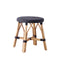 Simone Stool  option Black with Black Dots