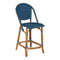 Sofie Stool  option Navy with White Dots