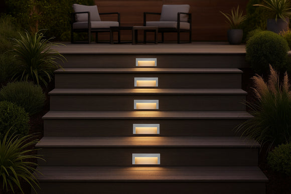 Taper Horizontal Outdoor Deck Sconce