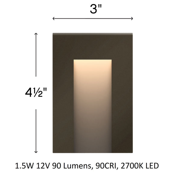 Taper Vertical Outdoor Deck Sconce