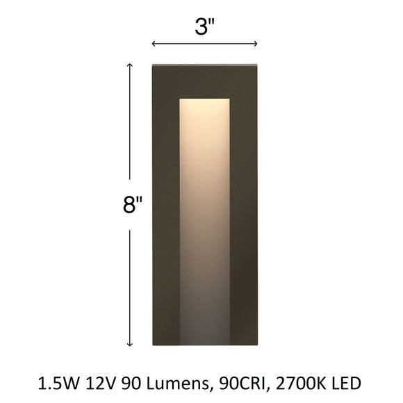 Taper Vertical Outdoor Deck Sconce