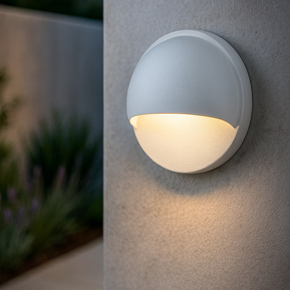 Nuvi Round Outdoor Deck Sconce