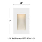 Taper Step Vertical Outdoor Wall Sconce