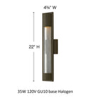 Mist Outdoor Wall Light