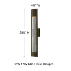 Mist Outdoor Wall Light