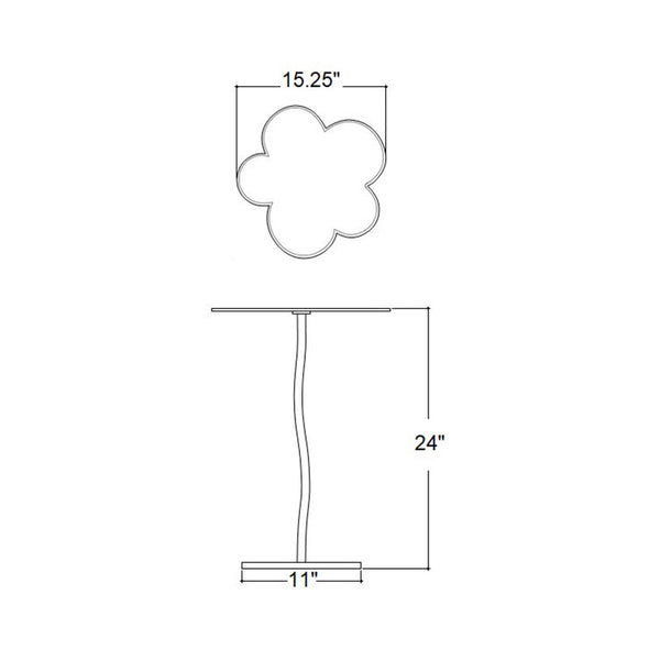 Fleur Accent Table
