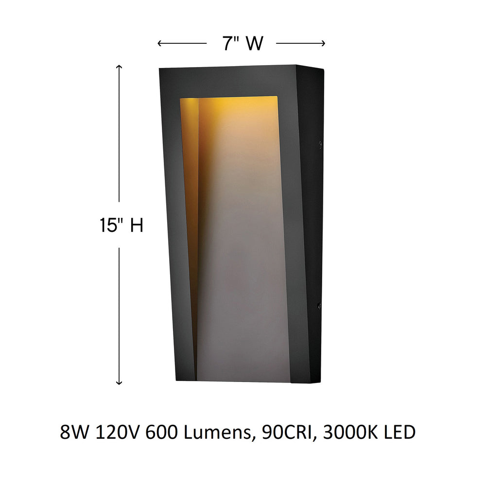 Taper LED Outdoor Wall Mount