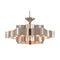 Grand Lotus Large Chandelier  option Contemporary Silver Leaf