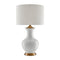 Lilou Table Lamp  option White / Antique Brass