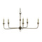 Nottaway Chandelier  option Pyrite Bronze