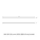 Stix Plus Bathroom Vanity Light