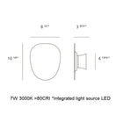 Facce Prism Raised LED Wall/Ceiling Light