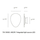 Facce Tetro Shallow LED Wall/Ceiling Light
