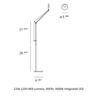 Demetra Professional LED Floor Lamp