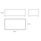 Rectangular Level Outdoor Coffee Table