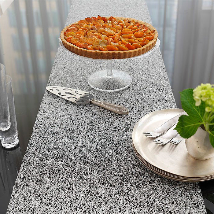 Metallic Lace Table Runner