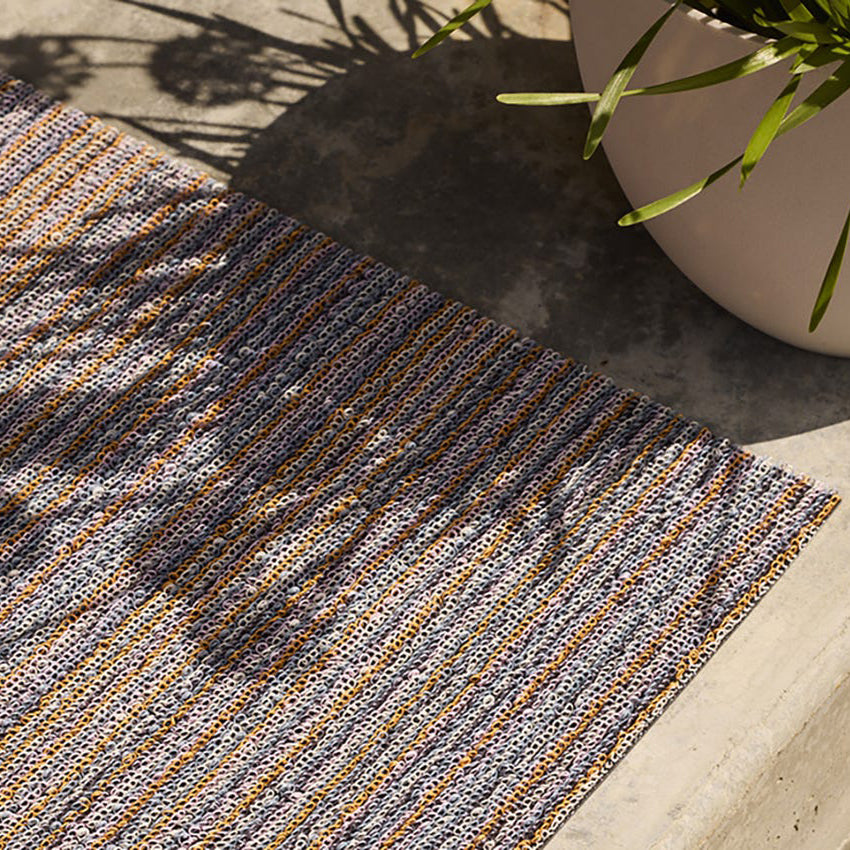 Skinny Stripe Indoor/Outdoor Shag Mat