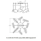 Papillons Swag LED Pendant Light