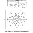 Papillons Swag LED Pendant Light