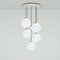Melt Mini LED Multi-Light Pendant Light  option Opal / Gold